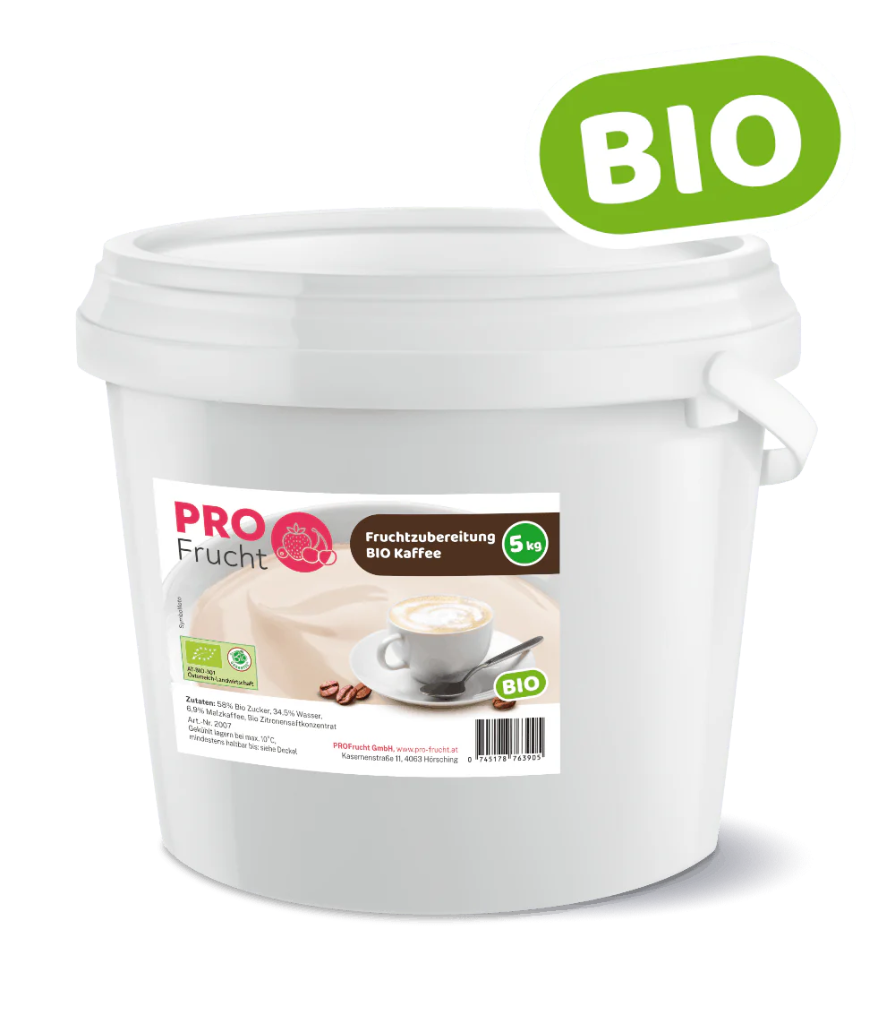 BIO Fruchtzubereitung Kaffee, 5kg Gebinde