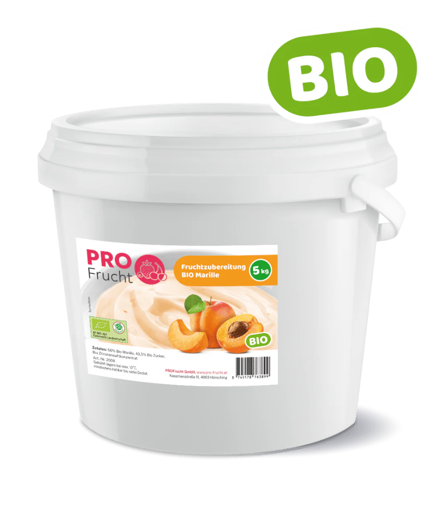 BIO Fruchtzubereitung Marille, 5kg Gebinde