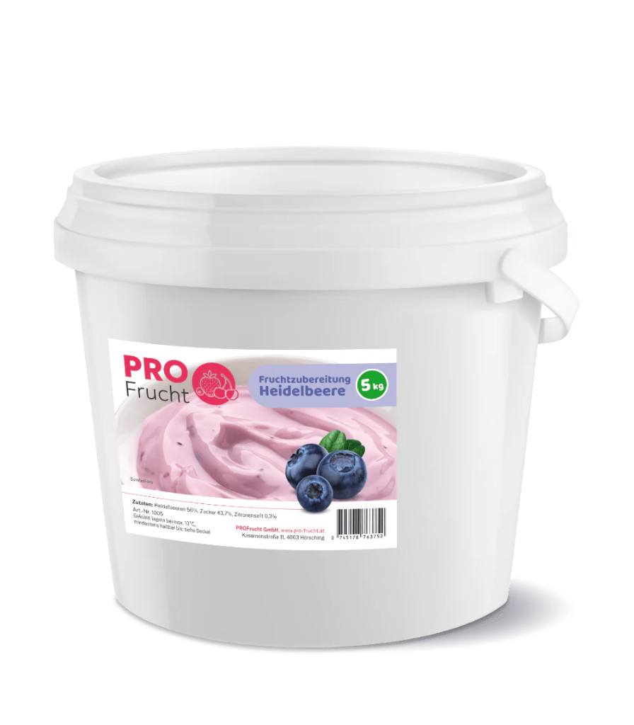 Fruchtzubereitung Heidelbeere, 5kg Gebinde