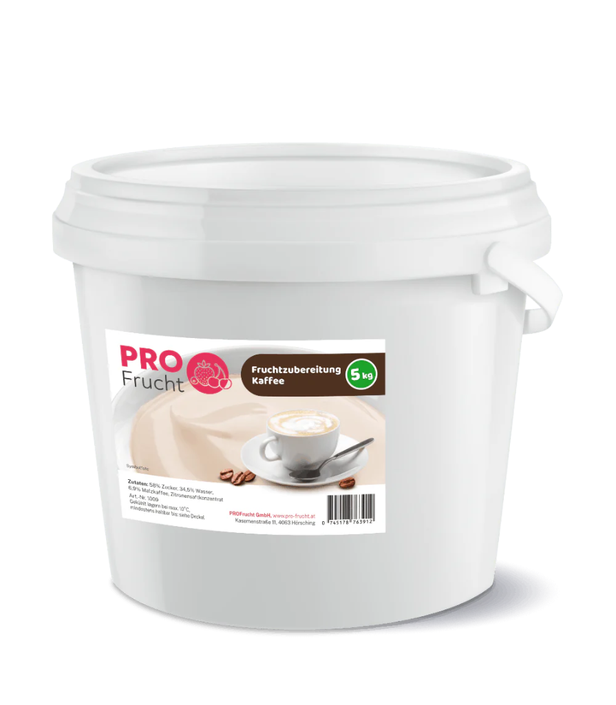 Fruchtzubereitung Kaffee, 5kg Gebinde