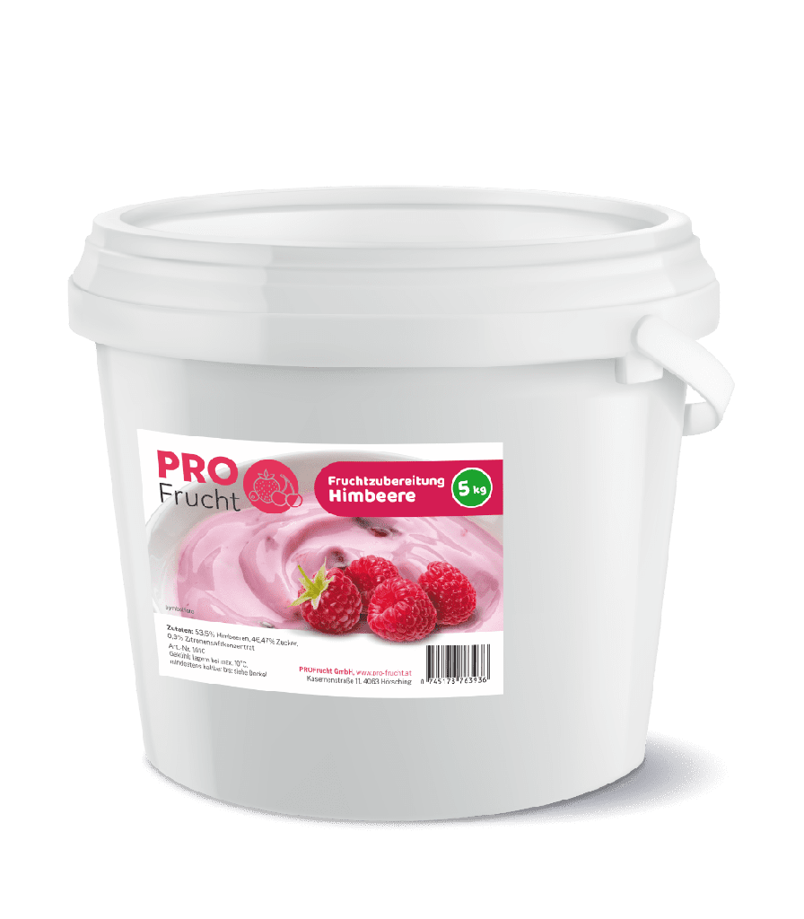Fruchtzubereitung Himbeere, 5kg Gebinde