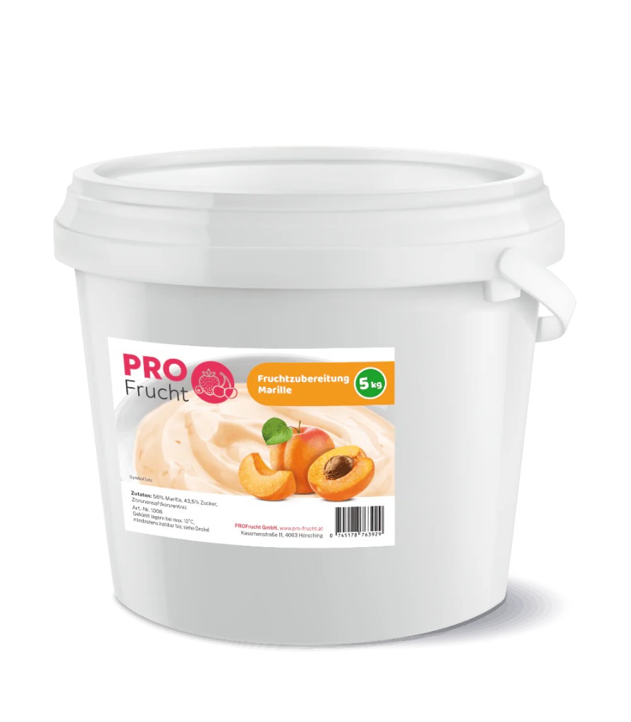 Fruchtzubereitung Marille, 5kg Gebinde