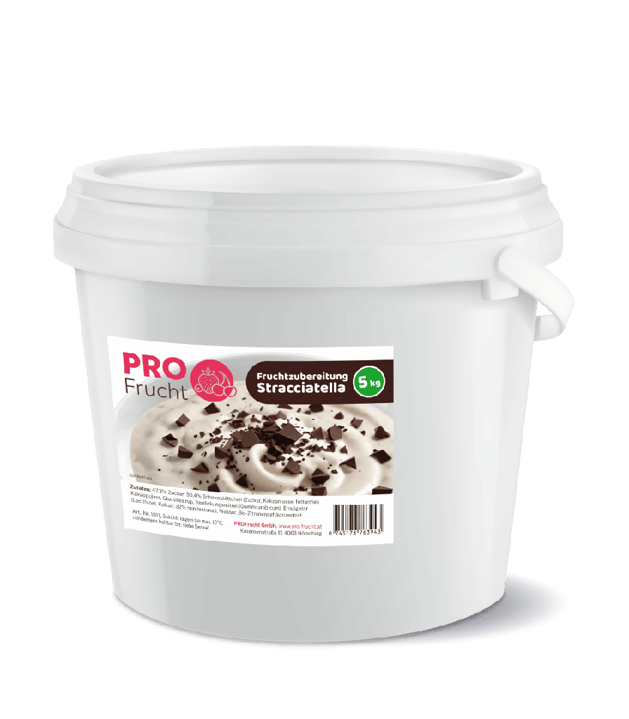 Fruchtzubereitung Stracciatella, 5kg Gebinde
