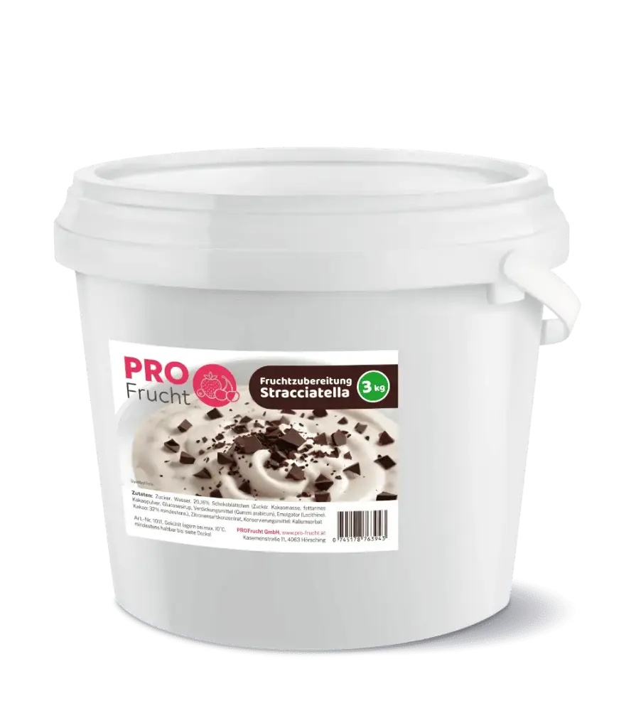 Fruchtzubereitung Stracciatella, 3kg Gebinde