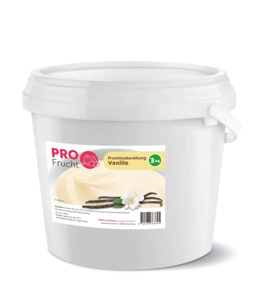 Fruchtzubereitung Vanille, 3kg Gebinde