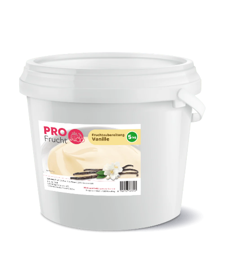 Fruchtzubereitung Vanille, 5kg Gebinde
