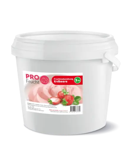 Fruchtzubereitung Erdbeere, 3kg Gebinde